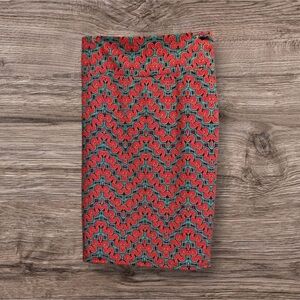 LuLaRoe Pencil Skirt – Size M – Stretchy Retro Print